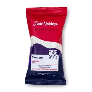 Juan Valdez Sachet Café Molido Mont 70gr. (Display x 5 sobres)