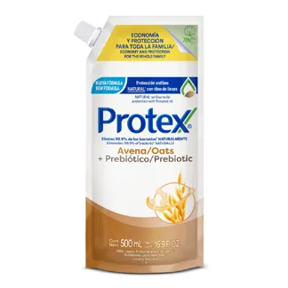Protex Jabón Líquido Avena. Doypack 500ml.