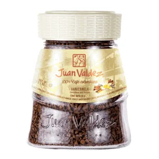 Juan Valdez Café Liofilizado Vanicanela Frasco 95gr.