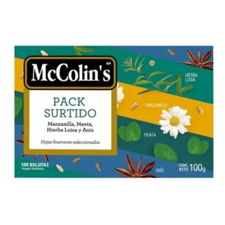 McColin's Surtido Hierbas. Display x 100 sobres.