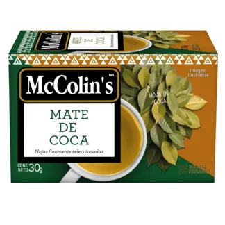 McColin’s Mate de Coca. Display x 25 sobres.