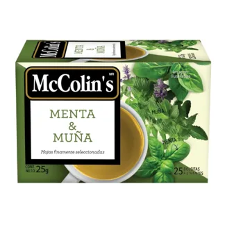 McColin’s Menta Muña. Display x 25 sobres.