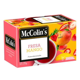 McColin’s Fresa Mango. Display x 20 sobres.