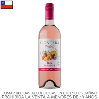 Frontera Frutal Pink Paradise Vino Rosé Botella 750ml.