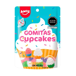 Amos 4D Gummy CupCake 90gr.