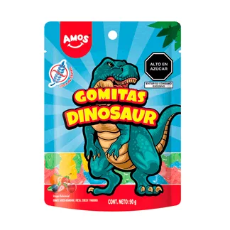 Amos 4D Gummy Dinosaurs 90gr.