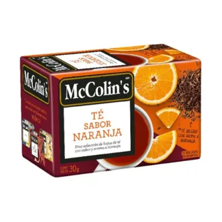 McColin's Té Naranja. Display x 25 sobres.