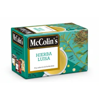 McColin’s Infusión Hierba Luisa. Display x 25 sobres.