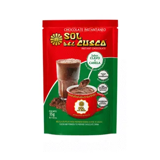 Sol del Cusco Instantáneo Chocolate (Canela y clavo) 15gr. Display 24 unidades.