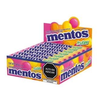 Mentos Fruta. Display 14 unidades