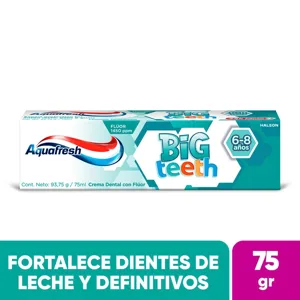 Aquafresh Big Teeth 12/75ml.