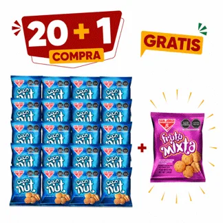 San Jorge Galleta Coconut x 55gr.(20 PIEZAS) - GRATIS: 01 San Jorge Galleta Fruta Mixta x 55gr.
