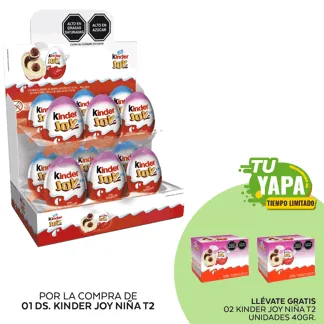 Kinder Joy Niña T2. (01 display) - GRATIS: 02 Kinder Joy Niña T2.