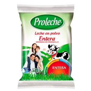 Leche Proleche Polvo x380gr