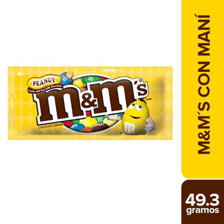 Chocolate M&M’S Bolsa 8dp x48un x49.3gr Milk Peanut
