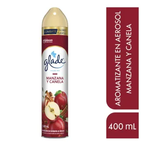 Glade Ambientador Aerosol Manzana Canela x400ml