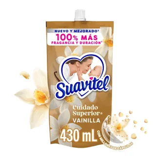Suavizante Suavitel x430ml Mas ContenidoVainillaCuidado Superior