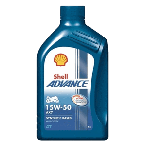 Aceite Shell Advance 4T AX7 15W50 SM x1lt