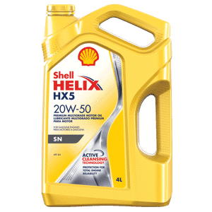 Aceite Shell Helix HX5 20W50 SN x4lts