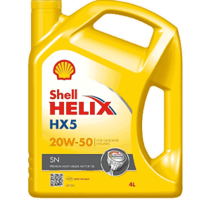 Aceite Shell Helix HX5 20W50 SN x4lts