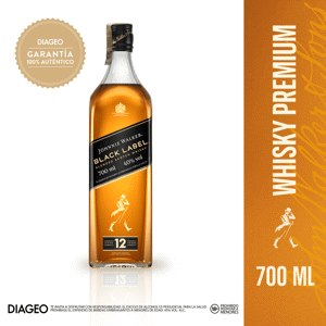 Johnnie Walker Black Label whisky escocés 700 ml