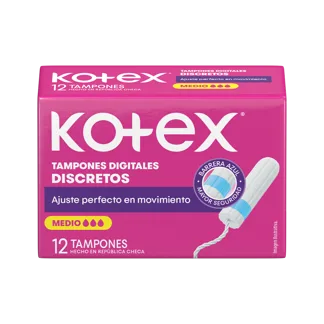 Tampones Kotex Digitales Hulk x12 Tampones