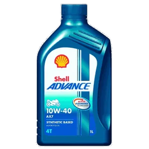 Aceite Shell Advance 4T AX7 10W40 SM x1lt