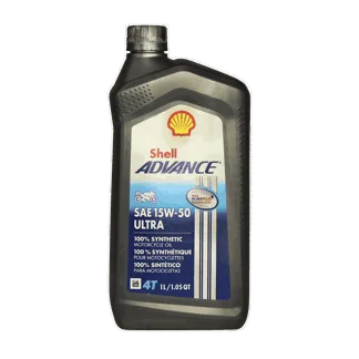Aceite Shell Advance 4T Ultra 15W50 SN x1lt