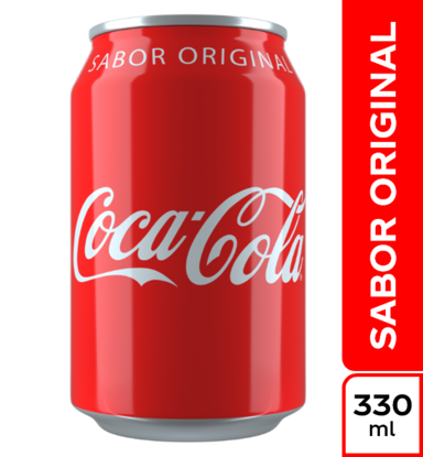 Gaseosa Coca-Cola Lata x330ml