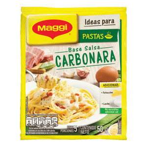 Delicias Base Pasta Carbonara Sobre x50gr