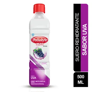 Pedialyte Max Zinc 60 Meq x500ml Uva