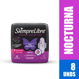 Toalla Higiénica Stayfree Noche y Día x8 Toallas
