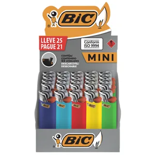 Encendedor BIC Mini J5 x25Un