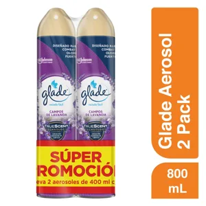Glade Ambientador Aerosol 2 Unidades x400ml