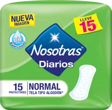 Protectores Nosotras Diarios x15 Protectores