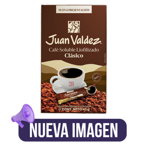 Café Juan Valdez Liofilizado Plegladiza x30 Sobres x1,5gr