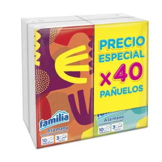 Pañuelo Familia Bolsillo x4Un x10 Pañuelos (Precio Especial)