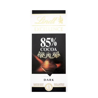 Chocolate Lindt Excellence 85% Cocoa Caja x100gr