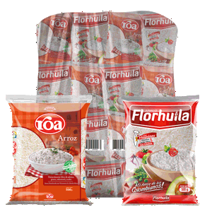 Arroz Mixto x25Un x500gr (15Un Roa + 10 Un Florhuila)