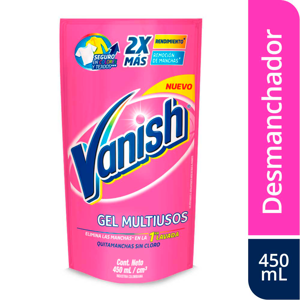 Desmanchador Vanish Liquido Rosa x450ml