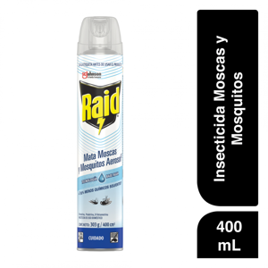 Insecticida Raid Aerosol Protección Eficaz x400ml