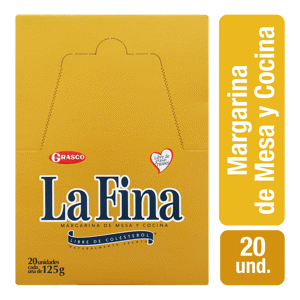 Margarina La Fina x20Un x125gr
