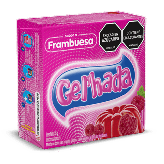 Gelatina Gel’hada Frambuesa x35gr