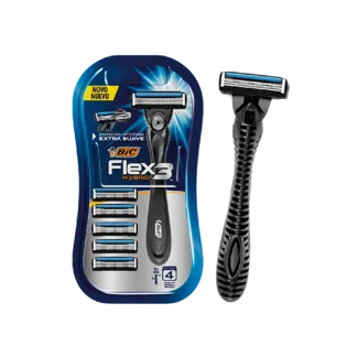 Maquina De Afeitar Flex 3 Hybrid Blister x5 Repuestos