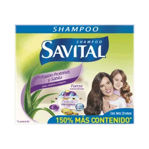 Shampoo Savital Fusion Proteinas x20Un x25ml