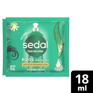 Crema Para Peinar Sedal Rizo Definido x12Un x18ml