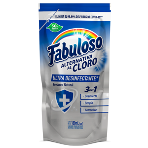 Limpiador Fabuloso Alternativa Al Cloro Frescura Natural Doypack x180ml