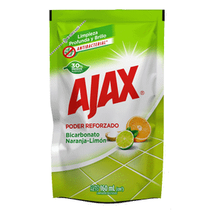 Limpiador Ajax Naranja Limón x160ml