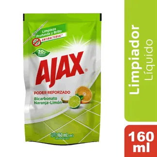 Limpiador Ajax Naranja Limón x160ml