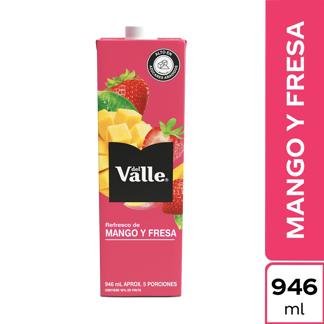 Jugo Frutal Del Valle Mango Y Fresa x946ml